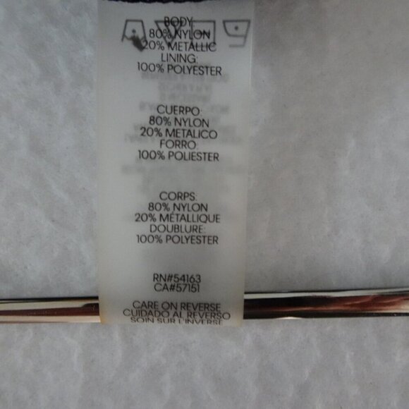 Calvin Klein Sparkle Top Women's Plus Size 3X Black Diamond Dust Sheer Sleeves - Picture 9 of 10